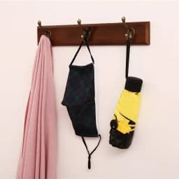 Wall Mounted Solid Wood Coat Rack with Hooks Space Saving Closet Organizer for Hats Jackets Entrance Hallway Decor Furniture