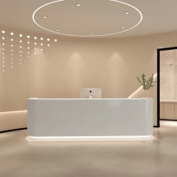 Beauty salon simple cream wind checkout page medical beauty dental clinic bar table clothing store yoga studio company front des