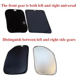 Airbus A320 321 sunshade, titanium silver portable, foldable sun shield, UV protection, sun protection, heat insulation