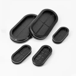 Round or Oval Double Sided Rubber Grommets Protective Coil Rubber Sealing Cap Hole Plug For Protection Wire Cable Seal Ring