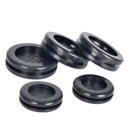Round or Oval Double Sided Rubber Grommets Protective Coil Rubber Sealing Cap Hole Plug For Protection Wire Cable Seal Ring
