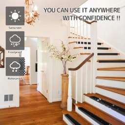 1 Roll Stair Edge Protector Soft PVC Non-slip Stair Nose Edging L-Shape Self-Adhesive Step Edge Trim Strips 2m Step Protector