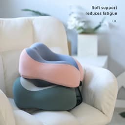 Memory Cotton U-shaped Pillow Portable Storage Set, Removable and Washable, Cool Neck Support, Airplane Pillow Wholesale