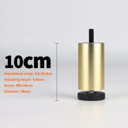 4PCS Adjustable Furniture Leg M8 Aluminum Alloy Table Legs For TV Cabinet,Wardrobe,Raised Refrigerator Washing Machine Feet