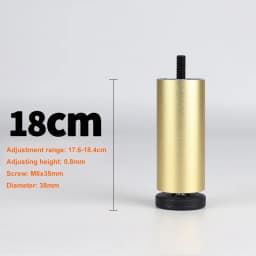 4PCS Adjustable Furniture Leg M8 Aluminum Alloy Table Legs For TV Cabinet,Wardrobe,Raised Refrigerator Washing Machine Feet