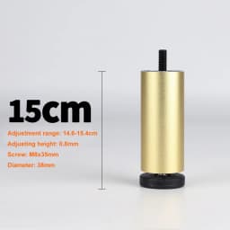 4PCS Adjustable Furniture Leg M8 Aluminum Alloy Table Legs For TV Cabinet,Wardrobe,Raised Refrigerator Washing Machine Feet