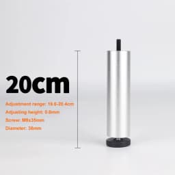 4PCS Adjustable Furniture Leg M8 Aluminum Alloy Table Legs For TV Cabinet,Wardrobe,Raised Refrigerator Washing Machine Feet