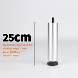 4PCS Adjustable Furniture Leg M8 Aluminum Alloy Table Legs For TV Cabinet,Wardrobe,Raised Refrigerator Washing Machine Feet