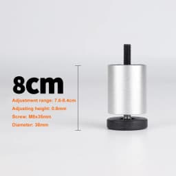 4PCS Adjustable Furniture Leg M8 Aluminum Alloy Table Legs For TV Cabinet,Wardrobe,Raised Refrigerator Washing Machine Feet