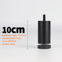 4PCS Adjustable Furniture Leg M8 Aluminum Alloy Table Legs For TV Cabinet,Wardrobe,Raised Refrigerator Washing Machine Feet