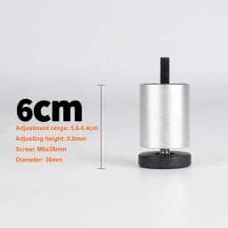 4PCS Adjustable Furniture Leg M8 Aluminum Alloy Table Legs For TV Cabinet,Wardrobe,Raised Refrigerator Washing Machine Feet
