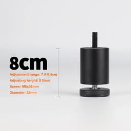 4PCS Adjustable Furniture Leg M8 Aluminum Alloy Table Legs For TV Cabinet,Wardrobe,Raised Refrigerator Washing Machine Feet