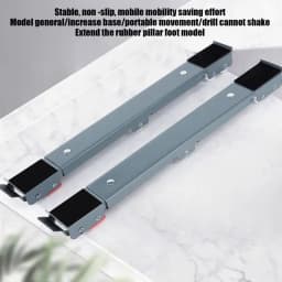 Heavy Duty Appliance Rollers Multipurpose Washer and Dryer Wheels Refrigerator Movers Sliders Metal Washing Machine Casters Home