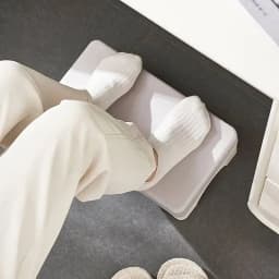 Ergonomic PP Footrest For Office Desk Fits Under Desk Use At Work Sofa Study Comfortable Space-Saving.