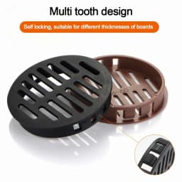 4Pcs Round Cabinet Air Duct Vent Plastic Louver Mesh Hole Plug Decoration Cover Wardrobe Grille Ventilation Systems 35/50mm