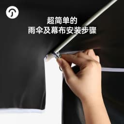 DurableOutdoor Sun Umbrella Stall Special Umbrella Camping Shading Portable Parasol