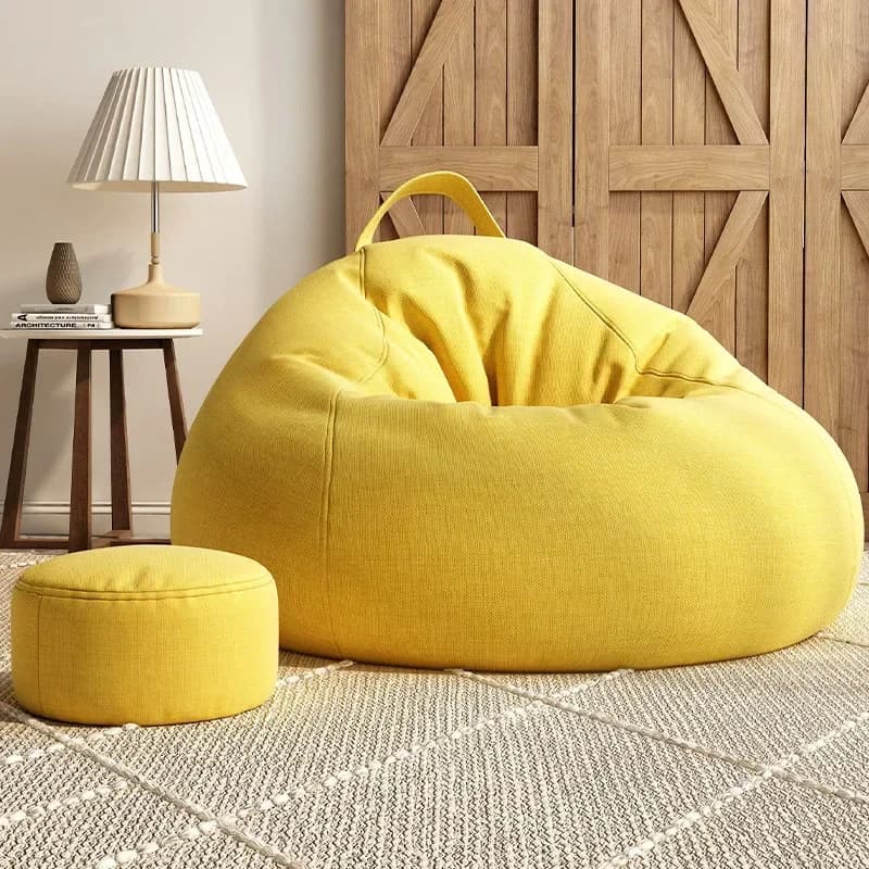 Lazy Sofa Bean Bag Single Person Can Lie Down and Sleep floor sofa muebles bean bag chair with filling