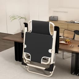 Office Lunch Break Portable Folding Camping Chair Beach with Headrest Lightweight Tourist Fishing Chair Outdoor Furniture Chaise