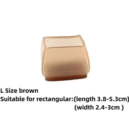 16Pcs Silicone Chair Legs Pads Sofa Anti-slip Leveling Feet Mat Furniture Anti-noise Pads Wood Floor Protectors Mat Home Decor