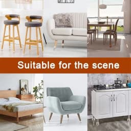 16Pcs Silicone Chair Legs Pads Sofa Anti-slip Leveling Feet Mat Furniture Anti-noise Pads Wood Floor Protectors Mat Home Decor