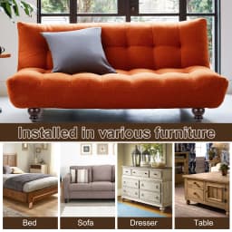 4Pcs Furniture Leg Set Solid Wood Sofa Legs Replacement Feet Fittings Height 4 Inch Coffee Table TV Cabinet Wooden Legs