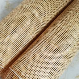 Natural Real Indonesia Rattan Sheet Cane Webbing Roll Chair Table Furniture Repair Materials Deco