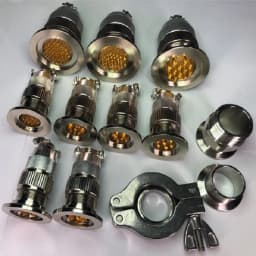 KF25 KF40 Hermetically Sealed Vacuum Connector Glass Sintered Aviation Plug Kf25 Series Kf40 Series