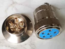 KF25 KF40 Hermetically Sealed Vacuum Connector Glass Sintered Aviation Plug Kf25 Series Kf40 Series