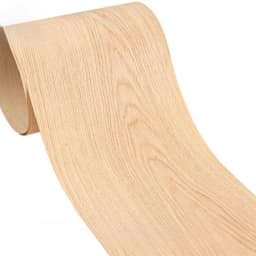 0.2-0.25mm Natural Thin Wood Veneer Roll White Oak Black Walnut Ebony Furniture Decorative Surface Board Panel Veener