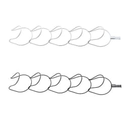 5Pcs Hat Rack Iron Punching Free Multi Layer Multifunctional Space Saving Hat Hanger Holder