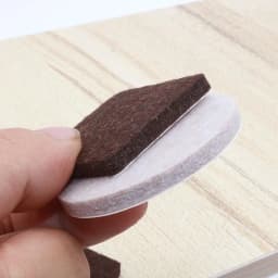 128-18Pcs Thicken 5mm Felt Chair Leg Pads Self Adhesive Furniture Mute Non-slip Anti-collision Gasket Wood Floor Protectors Mats
