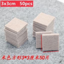 128-18Pcs Thicken 5mm Felt Chair Leg Pads Self Adhesive Furniture Mute Non-slip Anti-collision Gasket Wood Floor Protectors Mats