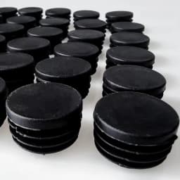 12 Pcs 10/19-50 mm Round Plastic Hole Plugs Caps ,Inserts for Metal Tubing, Glide Protection from Chair Furniture parts