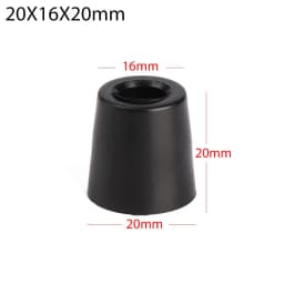 10pcs Furniture Slip Feet Black Speaker Bed Table Box Tapered Rubber Shock Protection Floor Protective Pad  Furniture Parts
