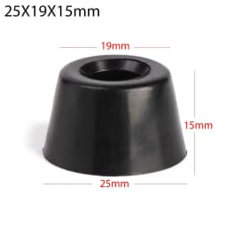 10pcs Furniture Slip Feet Black Speaker Bed Table Box Tapered Rubber Shock Protection Floor Protective Pad  Furniture Parts