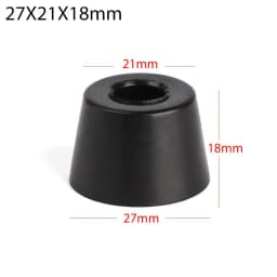 10pcs Furniture Slip Feet Black Speaker Bed Table Box Tapered Rubber Shock Protection Floor Protective Pad  Furniture Parts