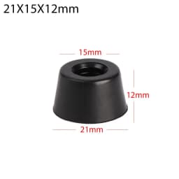 10pcs Furniture Slip Feet Black Speaker Bed Table Box Tapered Rubber Shock Protection Floor Protective Pad  Furniture Parts