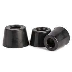 10pcs Furniture Slip Feet Black Speaker Bed Table Box Tapered Rubber Shock Protection Floor Protective Pad  Furniture Parts