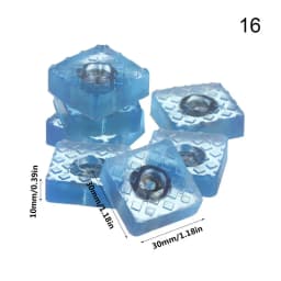 10pcs Clear Soft Furniture Chair Table Feet Leg Bottom Non-slip Anti-skid Glides Wooden Floor Protector Non-noise Screw on Pad