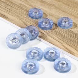 10pcs Clear Soft Furniture Chair Table Feet Leg Bottom Non-slip Anti-skid Glides Wooden Floor Protector Non-noise Screw on Pad