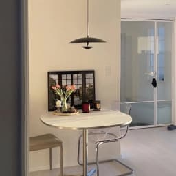 2025 New Furniture Silver Tisch Small Dining Table Modern Mesa Circular Apartment Coffee Shop Restaurant Antique Office Desk