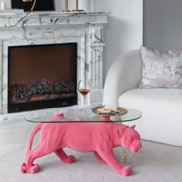 Designer Modern Creative Light Luxury Minimalist Art Animal Leopard Home Living Room Small Apartment Coffee Table