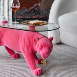 Designer Modern Creative Light Luxury Minimalist Art Animal Leopard Home Living Room Small Apartment Coffee Table