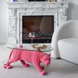 Designer Modern Creative Light Luxury Minimalist Art Animal Leopard Home Living Room Small Apartment Coffee Table