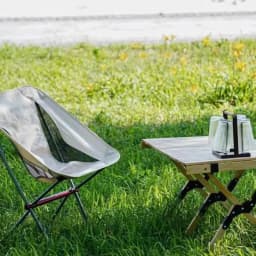 Portable Aluminum Alloy Moon Chair Outdoor Dining Camping Leisure Backrest Beach Camping Chair Foldable Handbag Fishing Chair
