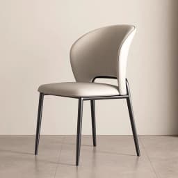 Modern Minimalist Dining Chair with High Sense of Home Backrest Living Room Chair Restaurant Soft Pack Leisure Nordic Chair