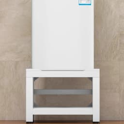 Universal Washing Machine Pedestal Stand with Storage Shelf Non-Slip Base for Top Load Heavy Duty Floor-standing Leveling Feet