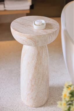 Sofa High Side Table High Model B&B Living Room Faux Marble Coffee Table Design Art Corner Table Simple Modern