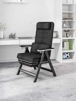Ergonomic Office Gaming Chair Reclining Computer Desk Chair with Support Foldable Task Chair for Home Office Chaise Lounge