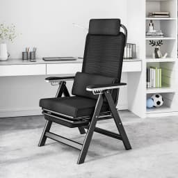 Ergonomic Office Gaming Chair Reclining Computer Desk Chair with Support Foldable Task Chair for Home Office Chaise Lounge